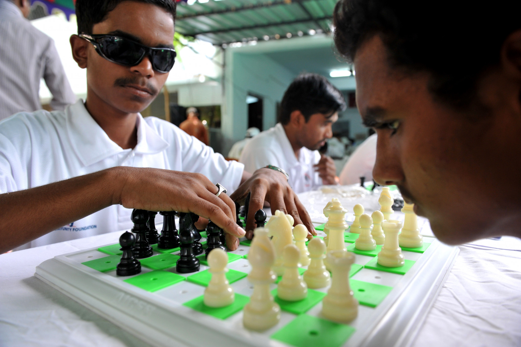 Blind chess competitions continue despite coronavirus crisis